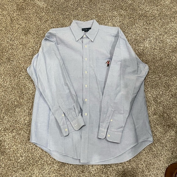 Ralph Lauren Sky Blue Button-Down Shirt Blake - Picture 1 of 4